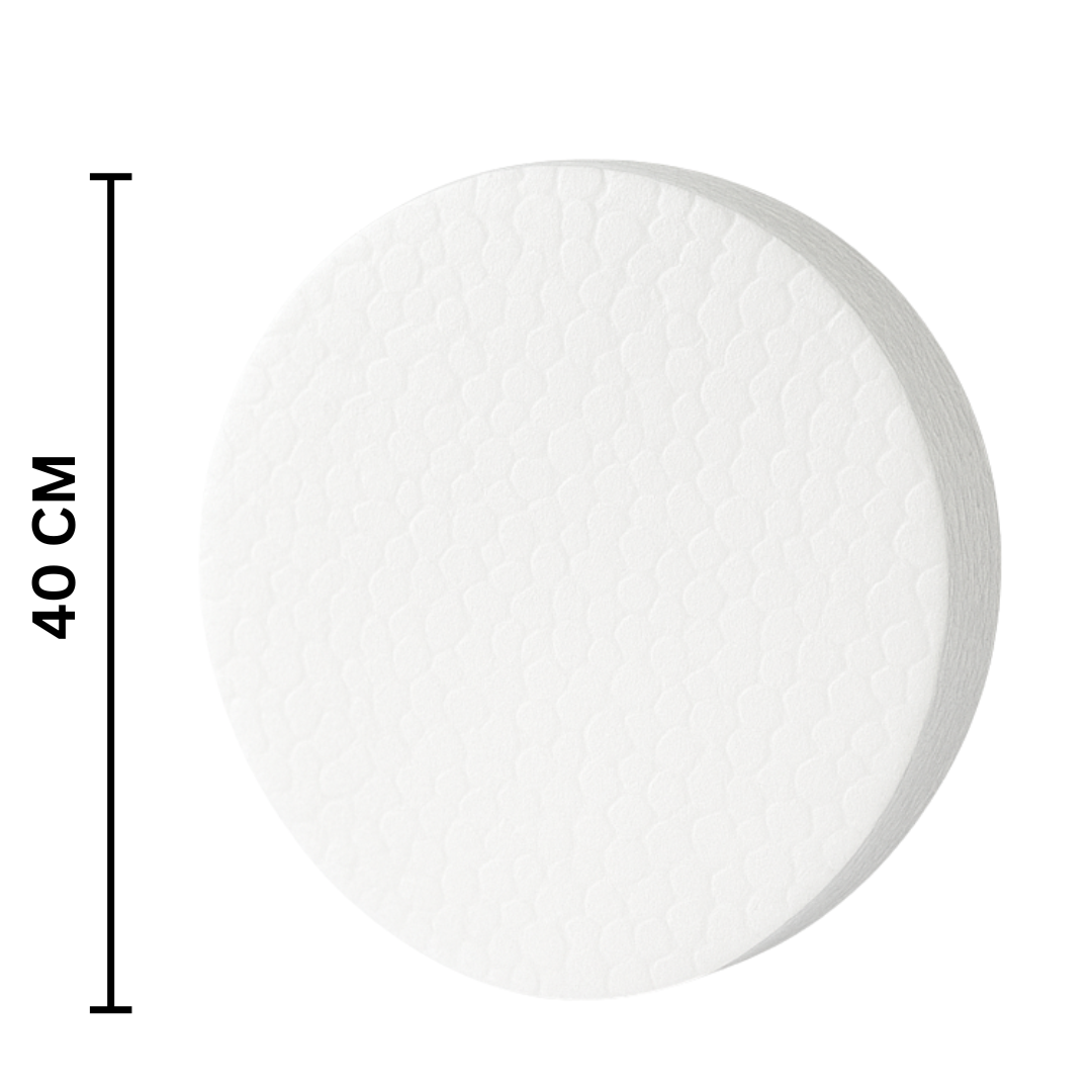 A&T DIY Foam Board 2 cm Thickness Circle 40 cm || لوح فلين للشغال اليدوية اي اند تي سماكة 2 سم مقاس 40 سم شكل دائرة