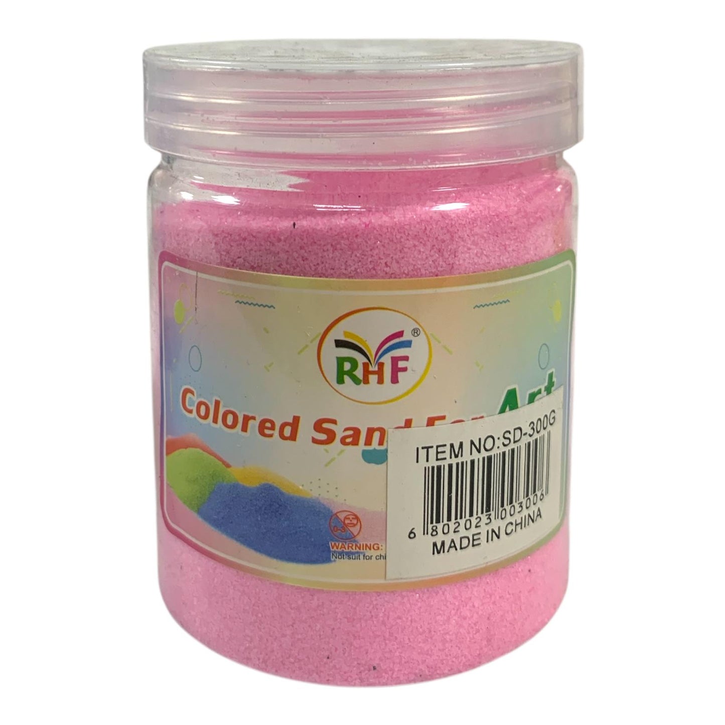 A&T Pink Sand Large Size 300 g || رمل ملون اي اند تي كبير 300ج لون وردي