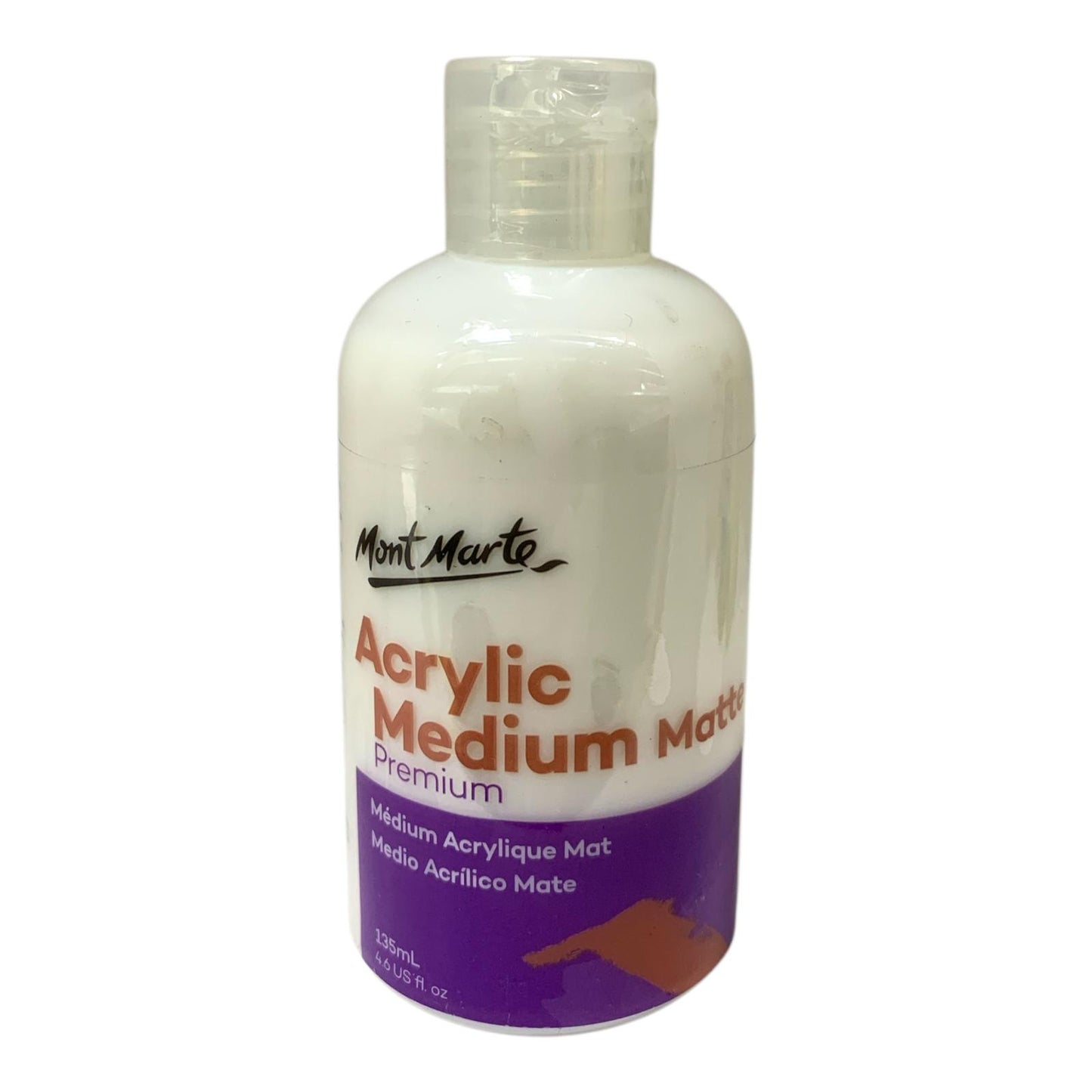 Mont Marte Acrylic Medium Matte 135 ml || وسيط اكريليك مطفي مونت مارت ١٣٥ مل