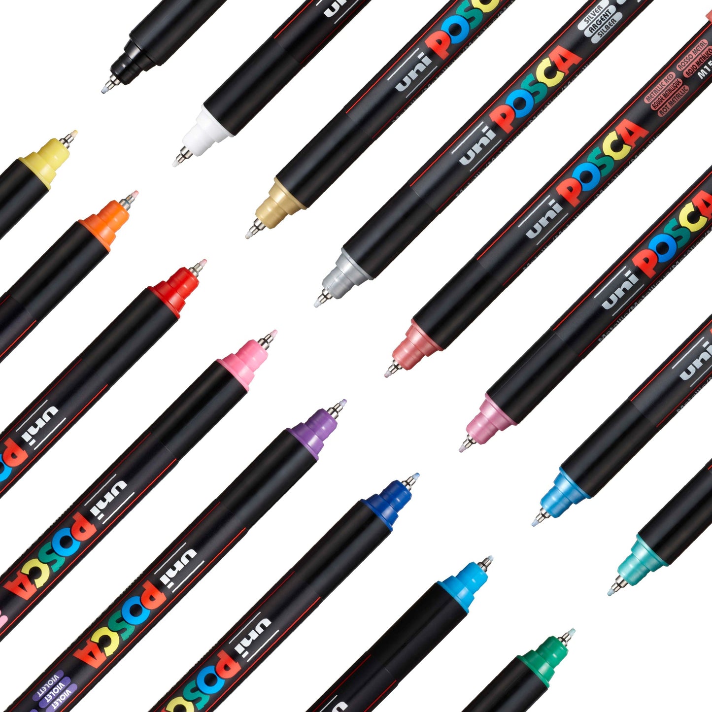 Posca Markers 8 Colors PC- 1MR -0.7 || بوسكا 8 لون راس ضعيف حديد