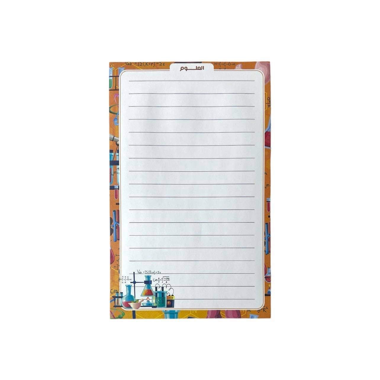 Post It Notes 5x8 Subjects || نوت بوست ات لاصق مواد حجم ٥*٨