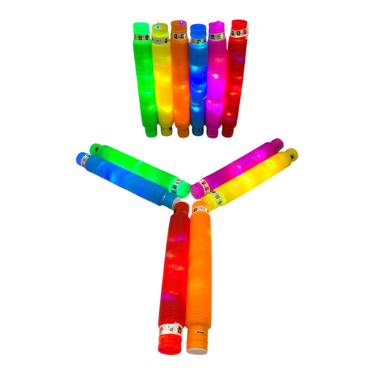 Light Up Pop Pipes 12 Colors || لعبة الأسطوانة المضيئة ١٢ لون