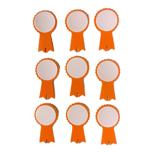 Orange Color Whiteboard Attachment Ribbon || وسائل ايضاح والعاب تربوية شكل ريبون لون برتقالي