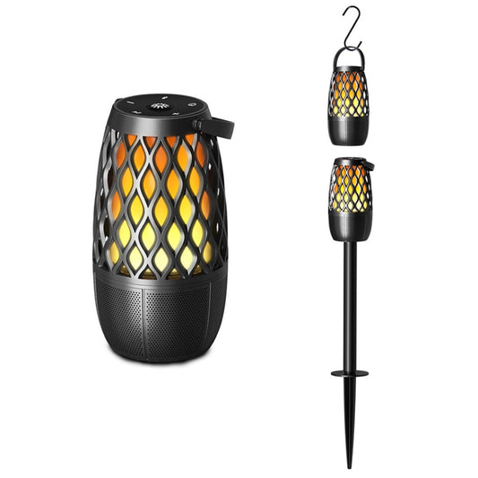 SMQ Waterproof Bluetooth Speaker With LED Soft Candle Simulation Flame 3 Light Effect Multi Use || سماعة بلوتوث مقاوم للماء مع إضاءة شموع ٣ درجات متعدد الاستخدام اس ام كيو