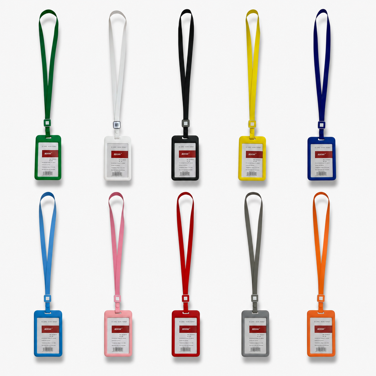 Vertical ID Holder || غلاف هوية بلاستك بالطول