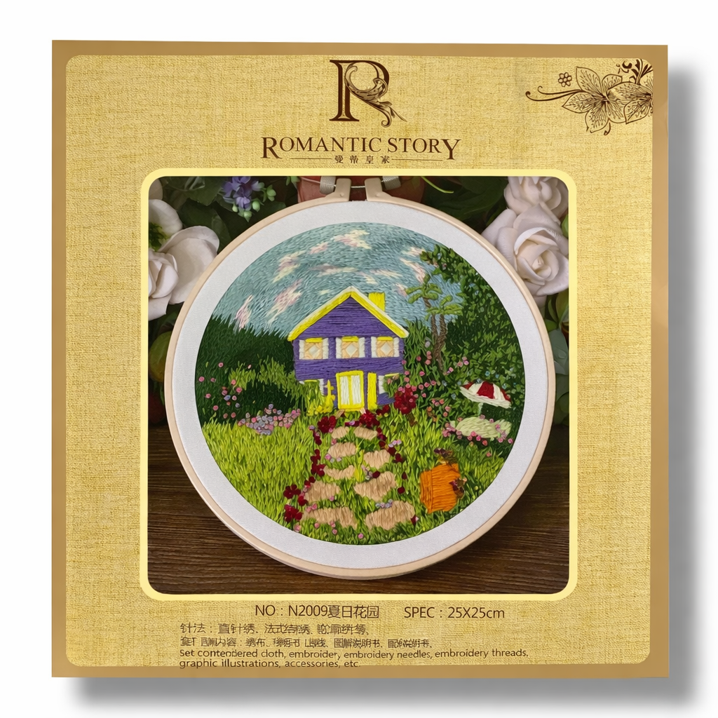 Crochet Embroidery Set 25 cm #4 || طقم كروشيه تطريز 25 سم #4