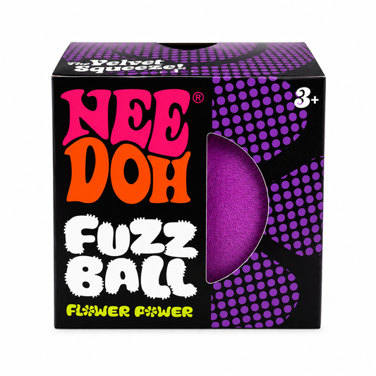 Needoh Fuzz Ball Flower Power Purple || نيدو الكره فاز بول بنفسجي