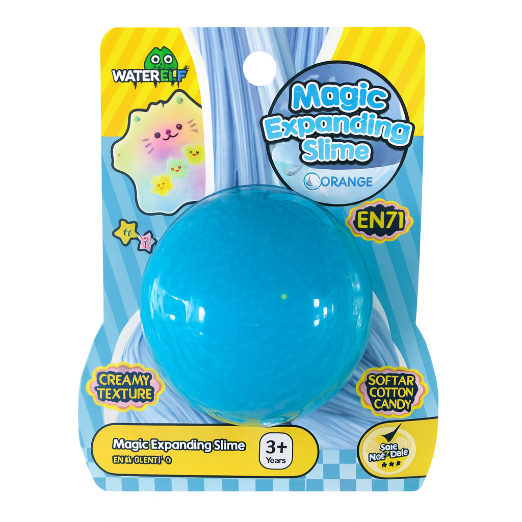Water Elf Magic Expanding Slime Blue || واتر الف سلايم لون ازرق