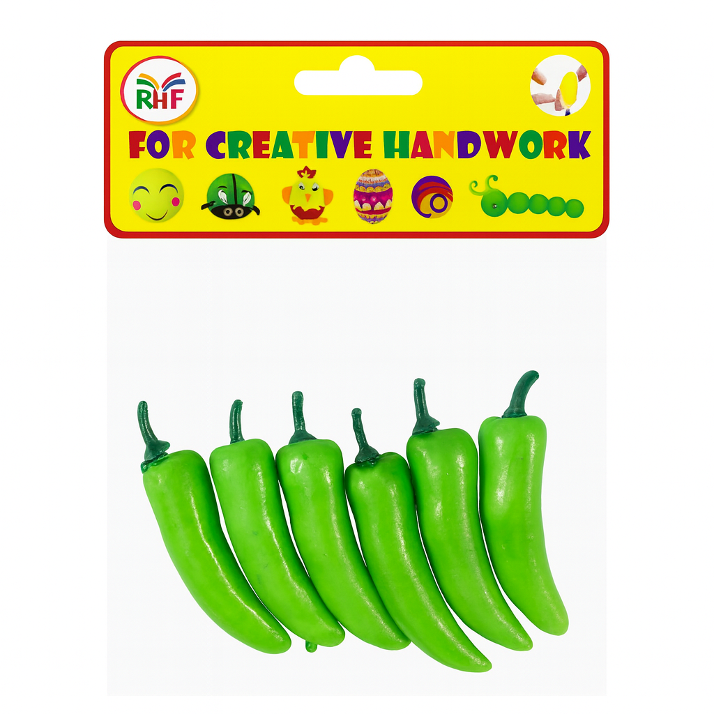 Foam Pack Green Pepper || اشكال فلين فلفل اخضر