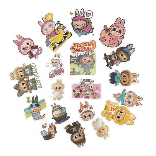 Labubu Stickers Pack || مجموعة ستيكرز لابوبو