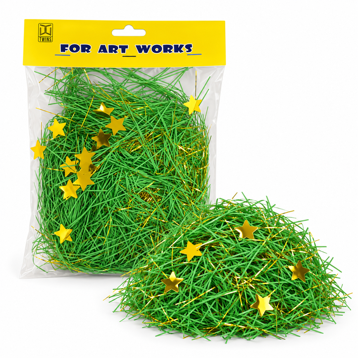 A&T shredded gift filler #7 || حشوة ورقية مزينة بالنجوم #7