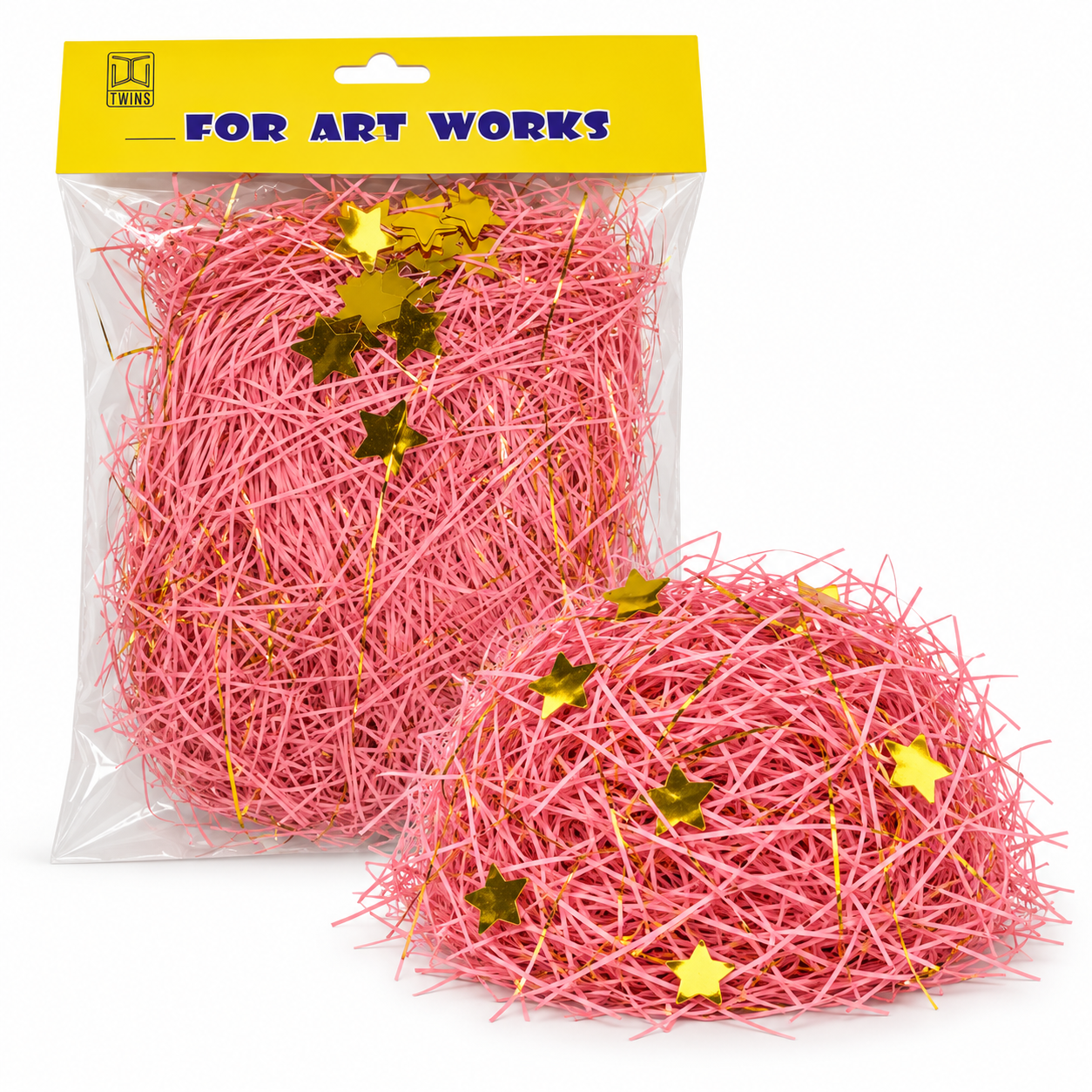 A&T shredded gift filler #8 || حشوة ورقية مزينة بالنجوم #8