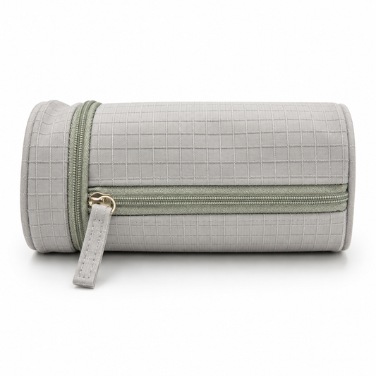 A&T Cylinder Pencil Pouch 2 Zipper #1 || مقلمة اسطوانية 2 سحاب #1