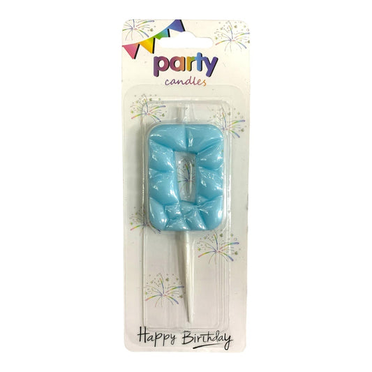 Birthday Candles Blue Color from 0-9 || شموع اعياد ميلاد لون ازرق من ٠-٩
