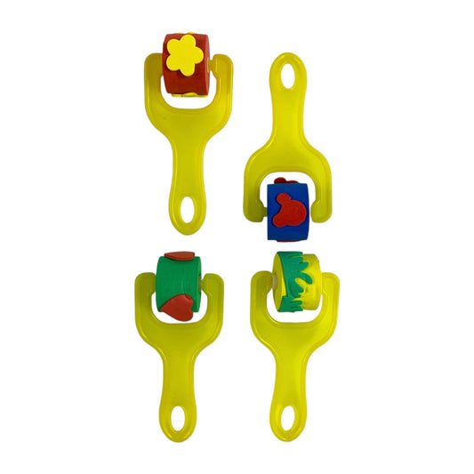 Sponge Pattern Roller Kids Art Tool || رول اسفنج اشكال للاطفال