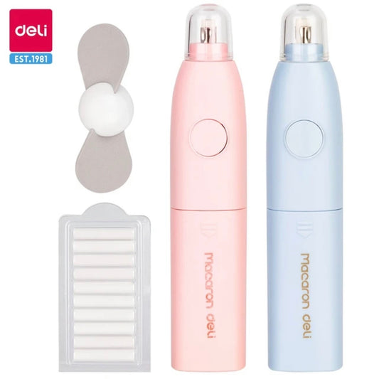 Blue Deli Macaron Electric Eraser || محاية كهربائية ديلي لون ازرق