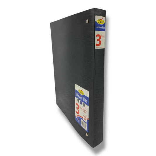 Class 3 Ring Binder File Black Color || ملف كلاس 3 حلقات لون اسود
