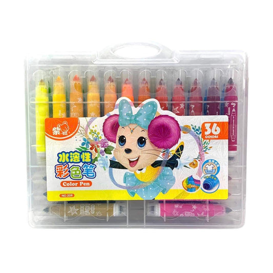 A&T 36 Color Pens || مجموعة الوان شينية للاطفال ٣٦ لون 