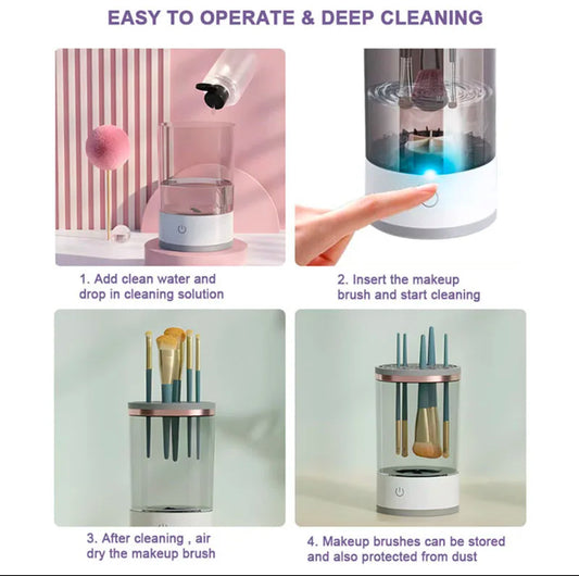 Electric Brush Cleaner || منطفة فرش كهربائية