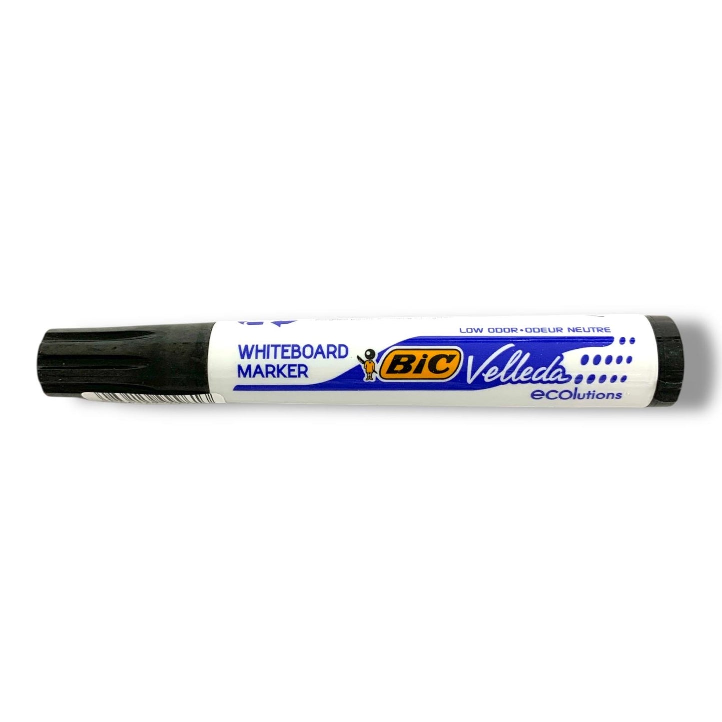 Bic Velleda Whiteboard Marker Round Tip Black || قلم صبورة بيك راس مدور فيليدا اسود