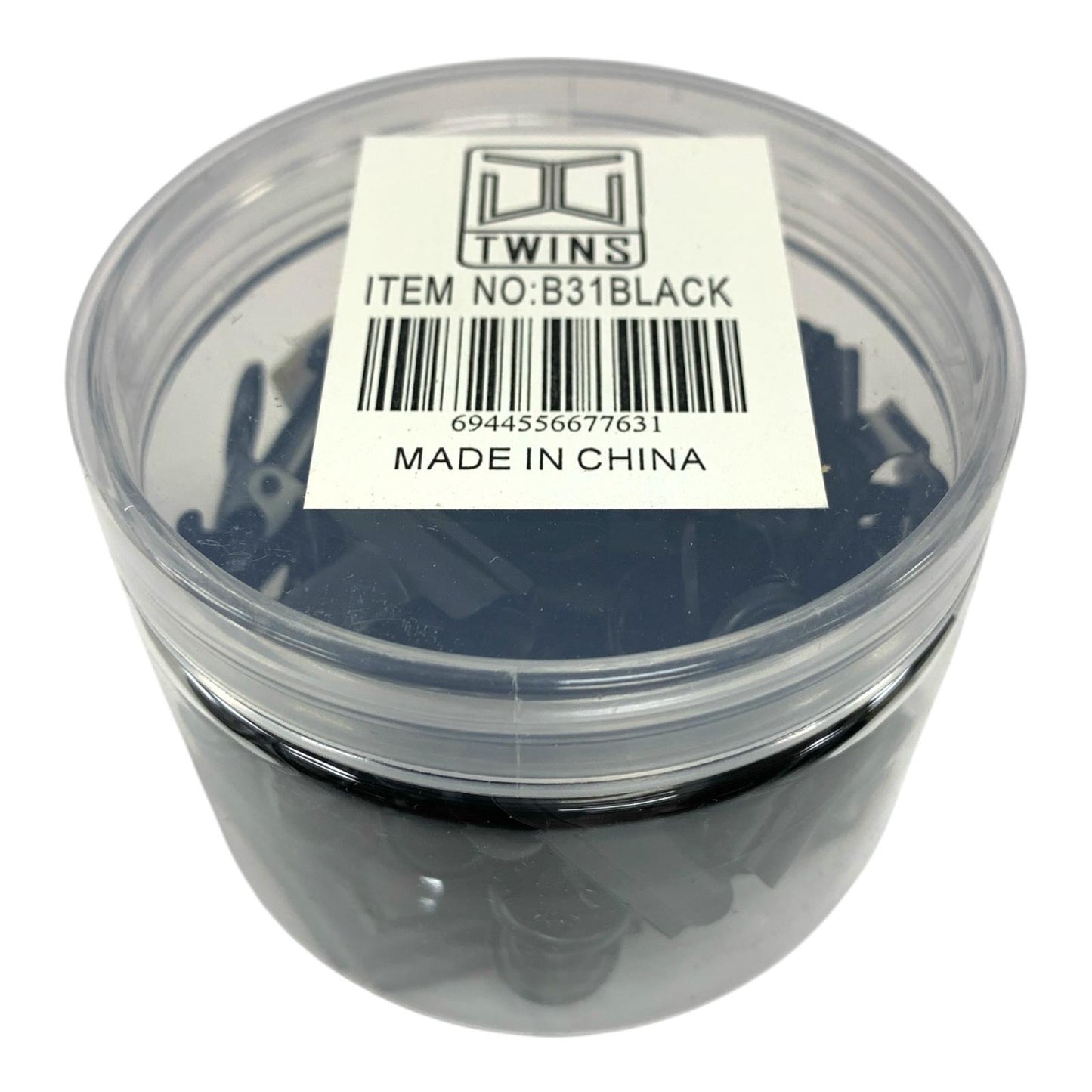 A&T Paper Clips 31 ml Black || مشبك ورق اي اند تي اسود ٣١ مل