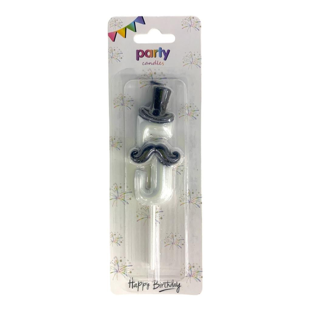 Mustache Shaped Candles || شمعة عيدميلاد شكل شنب