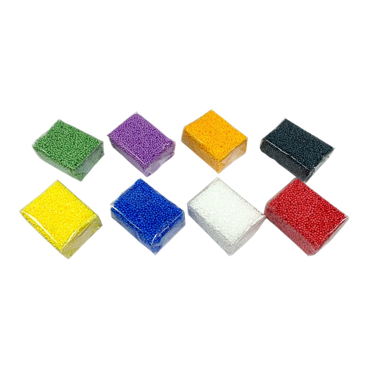 Foam Putty Set 8 Colors Small Size || مجموعة طين حبيبات ٨ لون حجم صغير