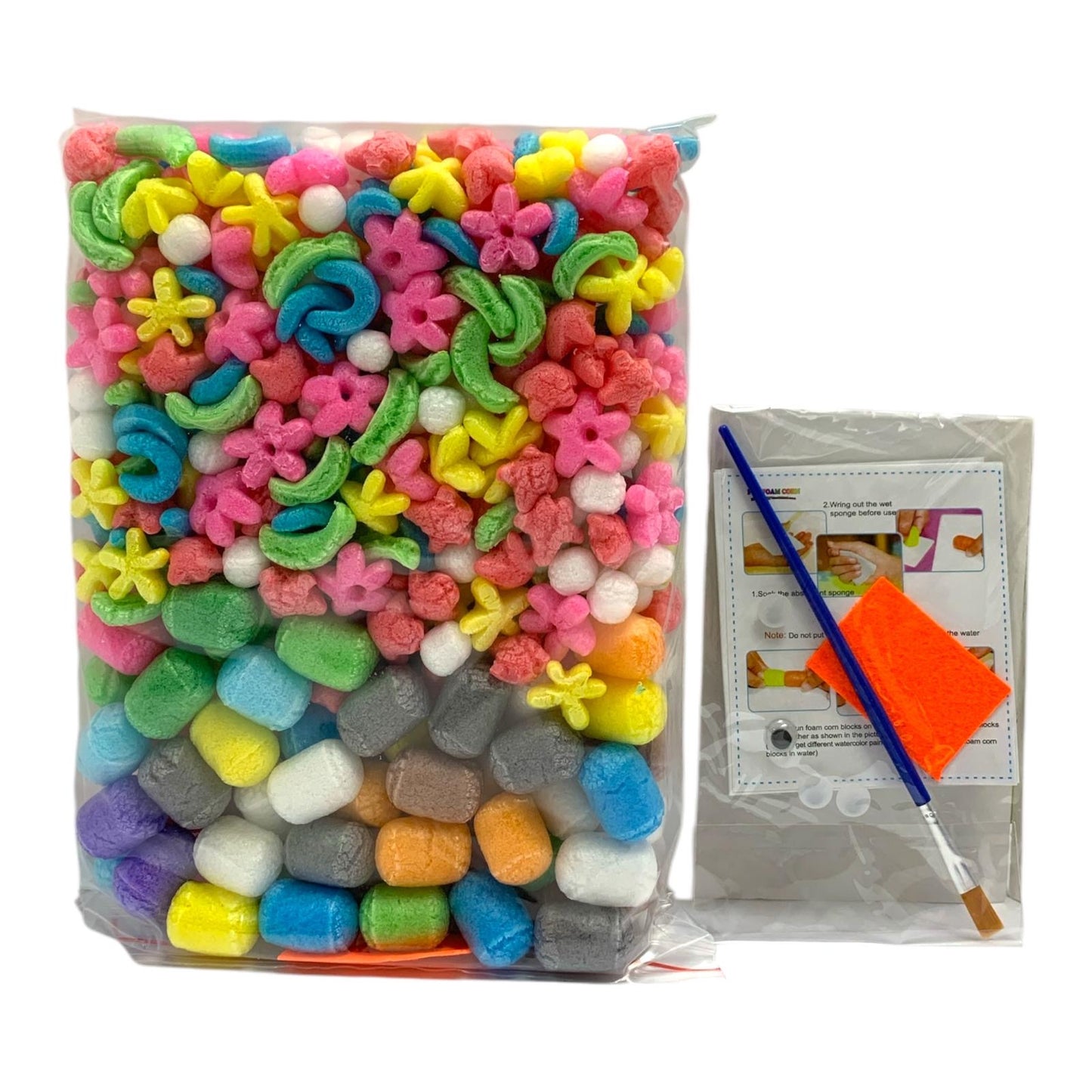 Fun Foam Corn 350 Pcs #1 || لعبة تركيب بف الذرة ٣٥٠ حبة #١
