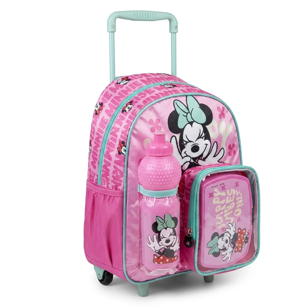 DISNEY PRINCESS CREATE YOUR OWN FAIRYTALE 3 IN 1 TROLLEY SET 13" || طقم شنطة تروللي ديزني برينسيس، اصنعي حكايتك الخيالية الخاصة 3 في 1 ، 13 إنش