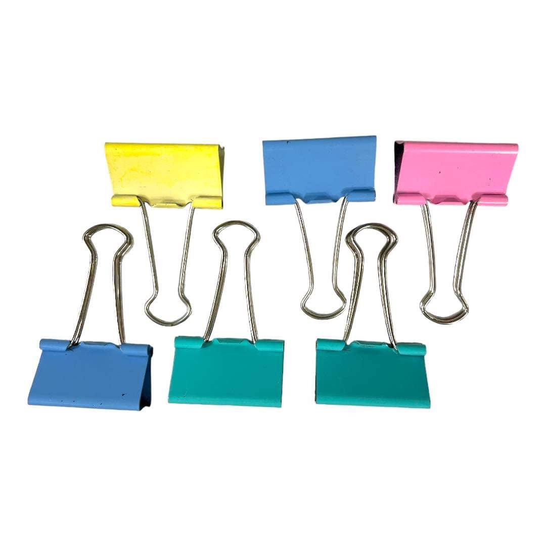 Color Paper Clips 6 pack || كليبس ورق ملون عدد ٦ حبة