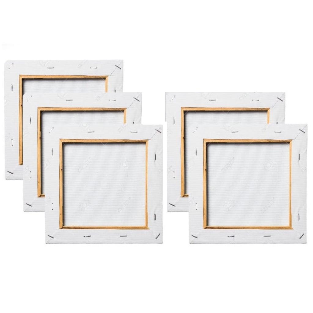 Canvas Bundle 60 Pcs 8 x 8 cm || مجموعة لوحات رسم كانفاس ٦٠ حبة حجم ٨*٨ سم