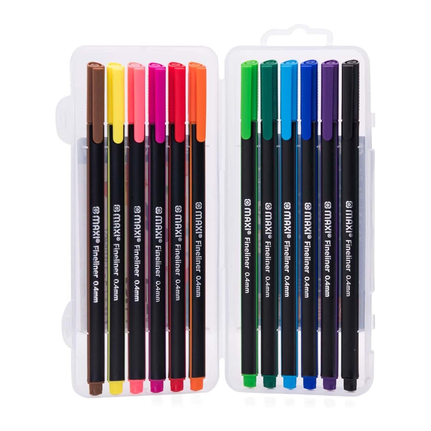 Maxi Fineliner 12 Colors || ألوان خرائط ضعيفة ١٢ لون ماكسي