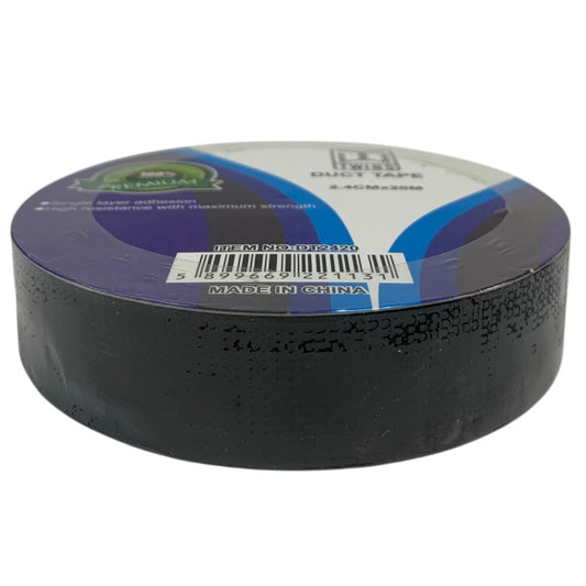 A&T Twins Duct Tape 2.4 cm x 20 M Small Size Black Color || تيب قماش توينز اي اند تي لون اسود حجم صغير ٢.٤ سم * ٢٠ متر
