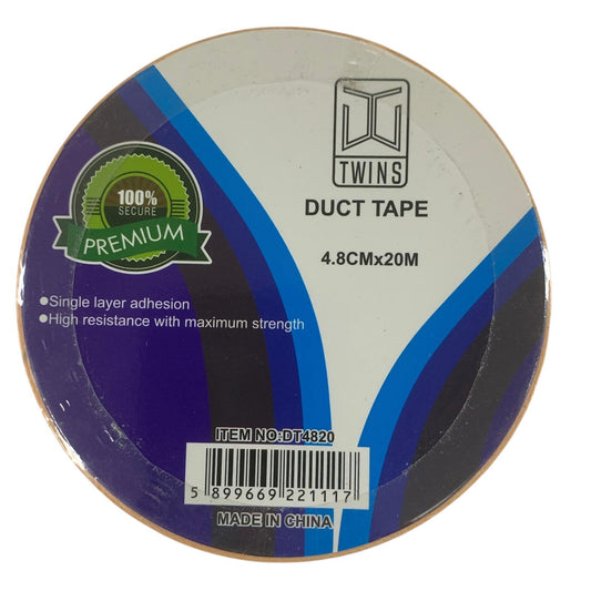 A&T Twins Duct Tape 4.8 cm x 20 M Large Size Yellow Color || تيب قماش توينز اي اند تي لون اصفر حجم كبير ٤.٨ سم * ٢٠ متر