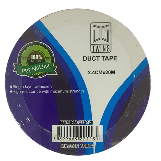 A&T Twins Duct Tape 2.4 cm x 20 M Small Size Red Color || تيب قماش توينز اي اند تي لون احمر حجم صغير ٢.٤ سم * ٢٠ متر