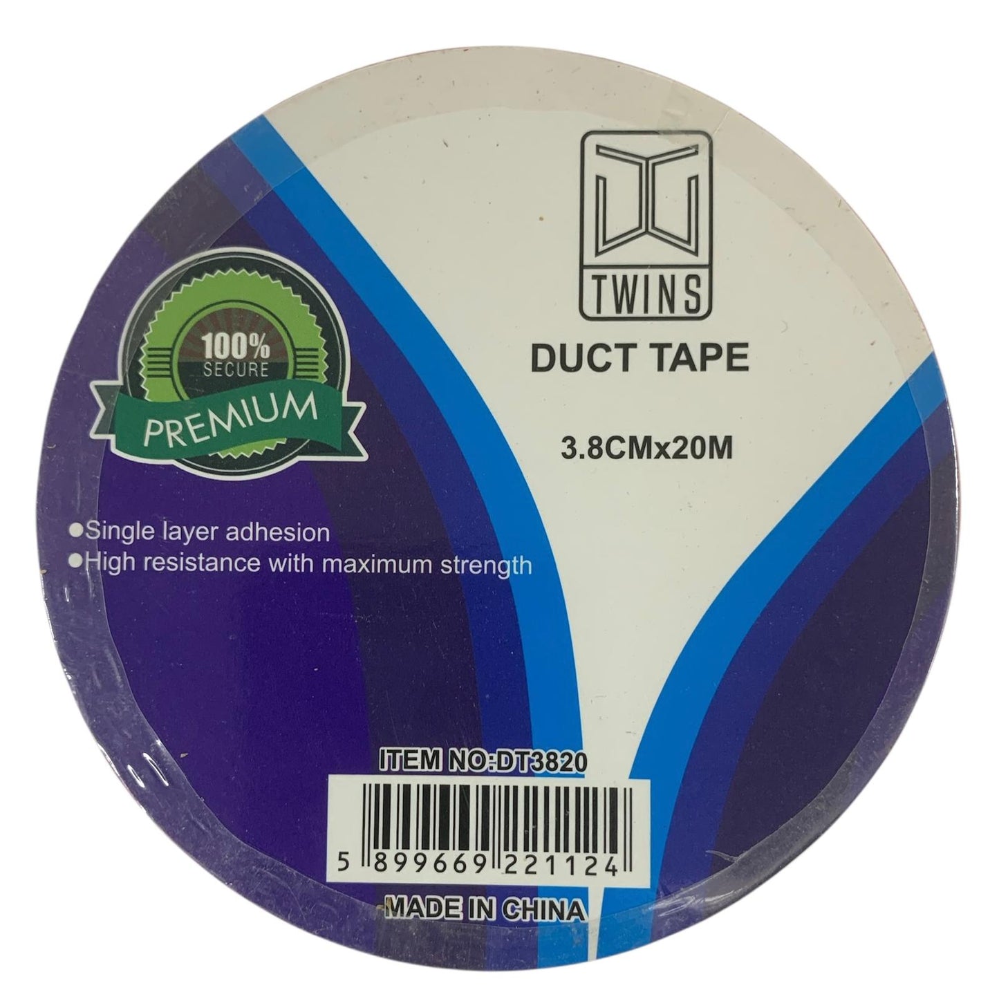 A&T Twins Duct Tape 3.8 cm x 20 M Medium Size Red Color || تيب قماش توينز اي اند تي لون احمر حجم وسط ٣.٨ سم * ٢٠ متر