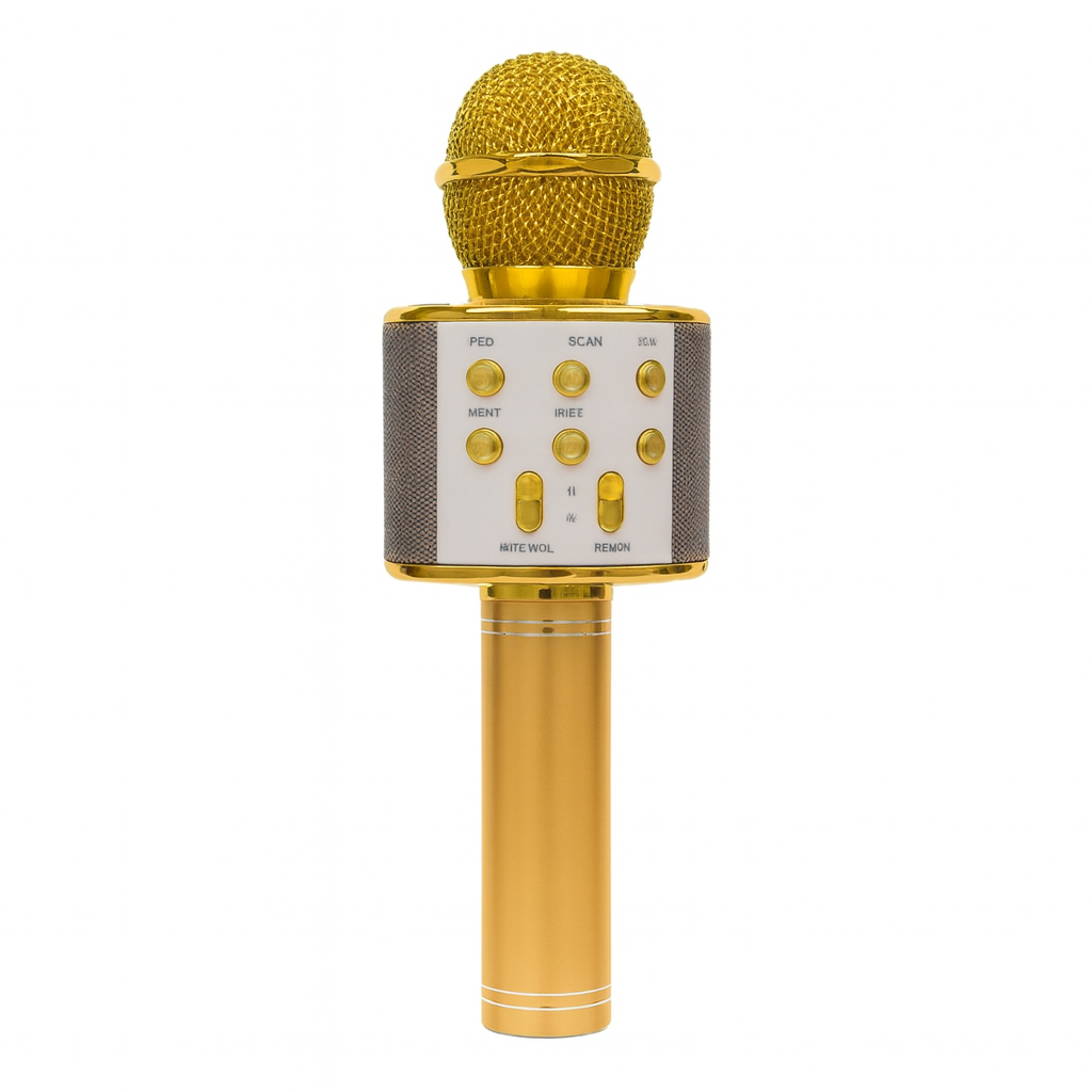 Kpop Demon Hunter Karaoke Microphone Golden Color || لعبة مايكروفون كاريوكي كي بوب ديمون هنتر لون ذهبي