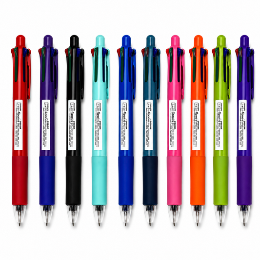 Zebra 4 Color Pens + Pencil Assorted Colors || قلم اربع الوان مع رصاص زيبرا الوان متنوعه
