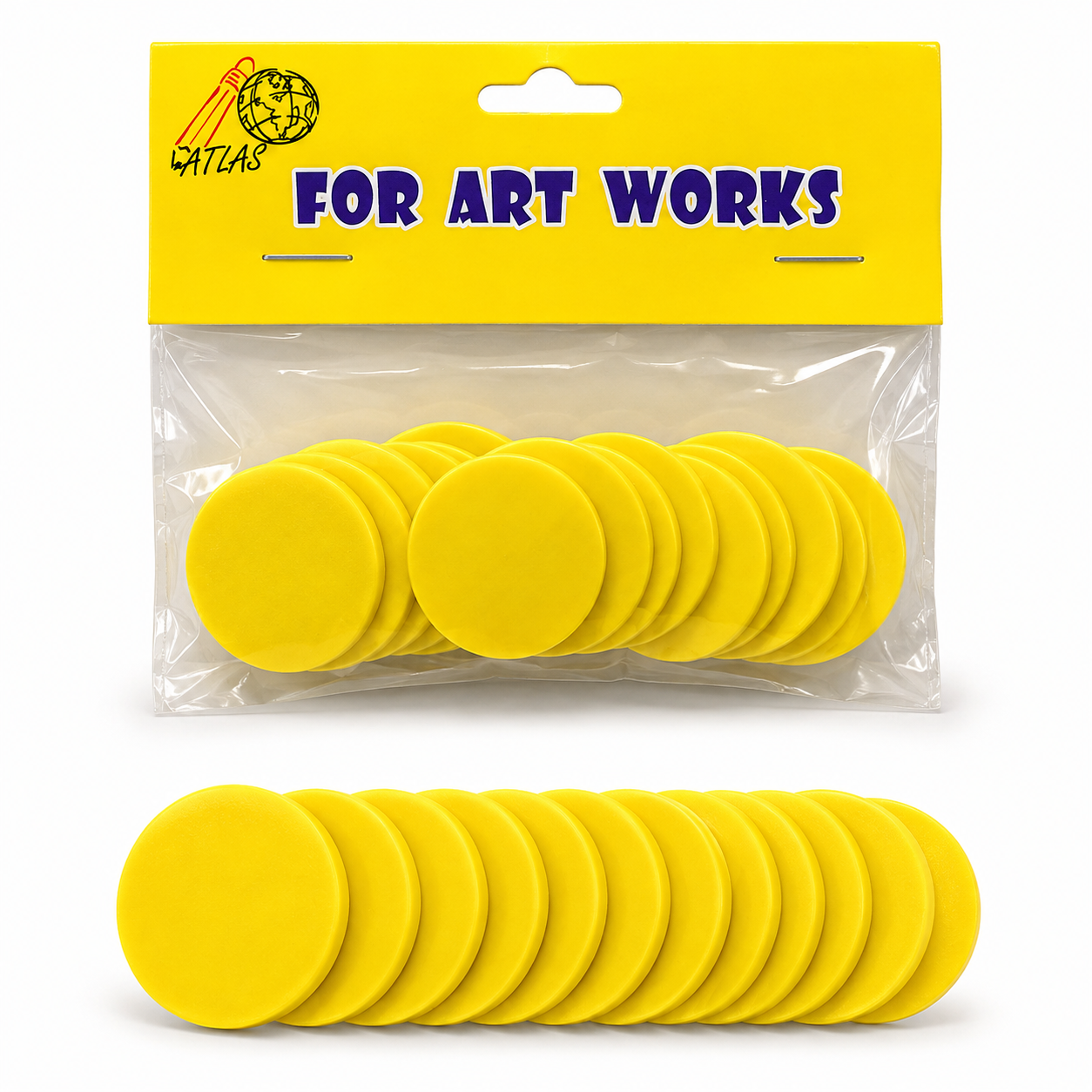 A&T DIY Plastic Disks || اقراص بلاستيكية اشغال يدوية ملونة