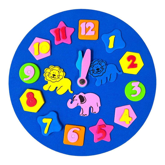 Foam Clock Children Toys || لعبة اطفال ساعة فوم تعليمية