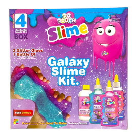 Do Dough Galaxy Slime Kit 4 Pcs || مجموعة سلايم جالاكسي ٤ قطع دو دوه