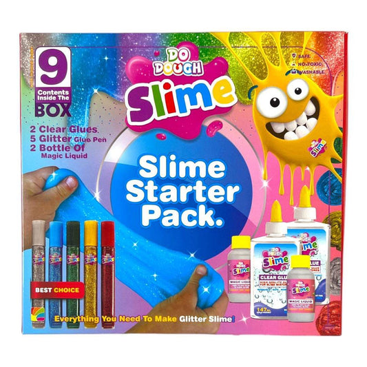 Do Dough Slime Starter Pack 9 Pcs || مجموعة سلايم ستارتر ٩ قطع دو دوه