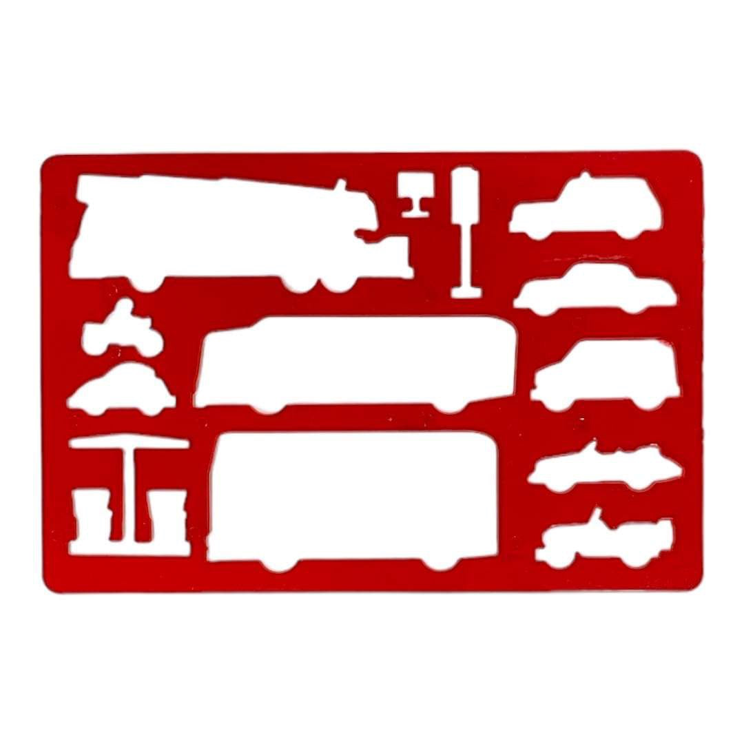 Vehicles Stencil Rulers || مساطر ستنسل المركبات