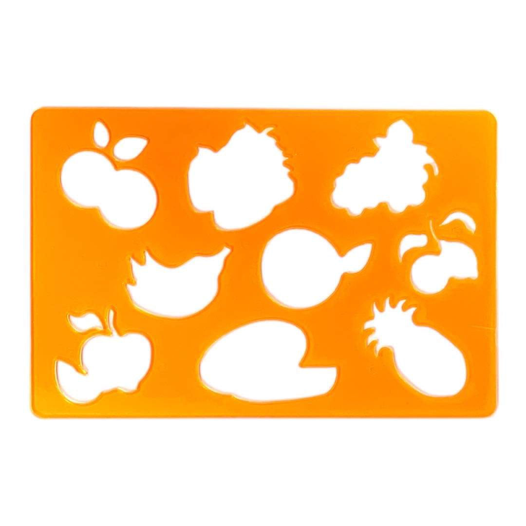 Fruits Stencil Rulers || مساطر ستنسل الفواكه