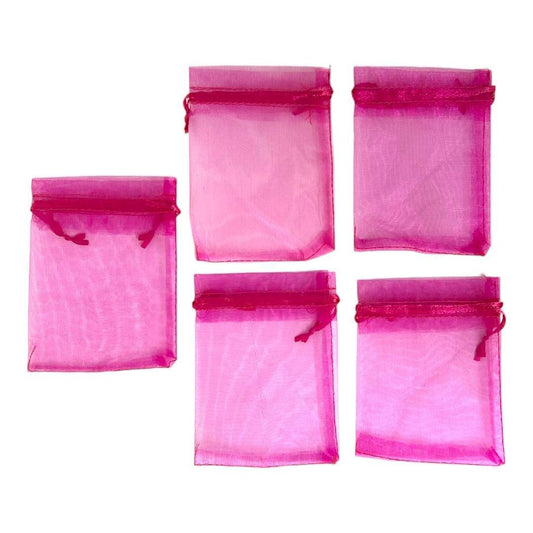 Organza Packs 12 x 9 cm Assorted Colors || اكياس شفافة اورجانزا مقاس ١٢*٩ سم الوان مختلفة
