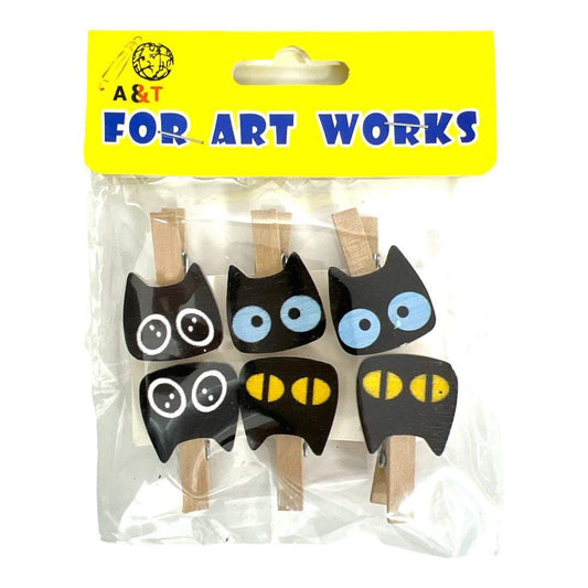 Wooden Clips Bats || كليبسات ملاقط خشب خفافيش