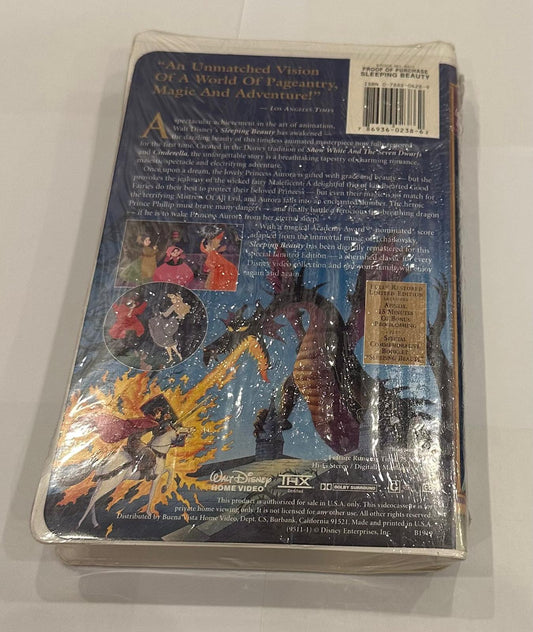 Disney VHS Tape Sleeping Beauty Materpiece