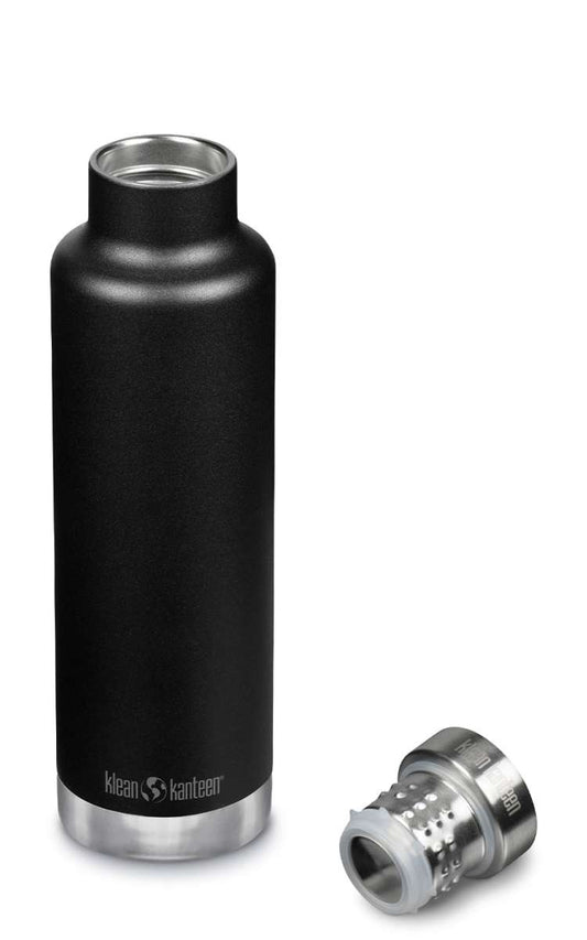 Klean Kanteen Stainless steel insulated bottle Classic 750ml Black Color || مطارة ماء كليين كانتيين ستييل 750 مل لون اسود