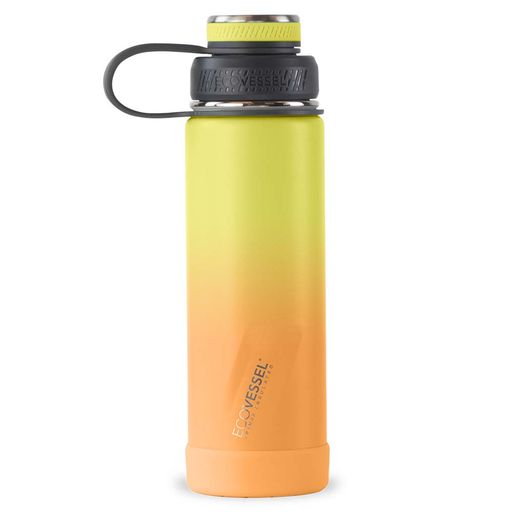Ecovessel BOULDER 20 oz - TriMax® Insulated Stainless Steel - Summer Sun Water Bottle