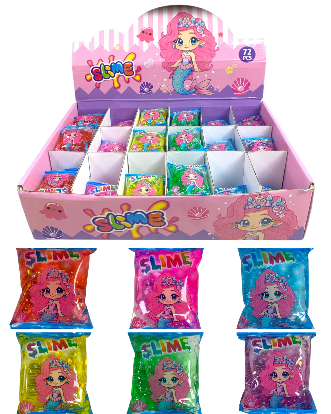 Slime Packs Assorted Colors || علب سلايم توزيعات الوان متنوعة